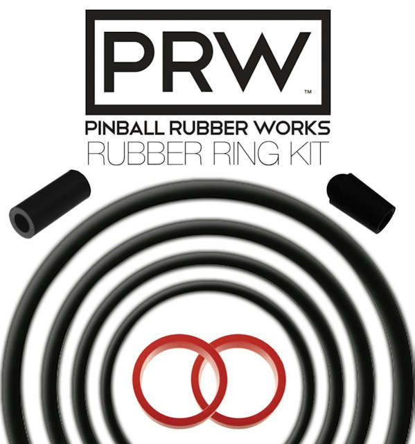 GOLD STRIKE (Gottlieb) Rubber Ring Kit BLACK