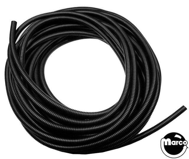 Split hose sleeve 1/4 inch black / ft