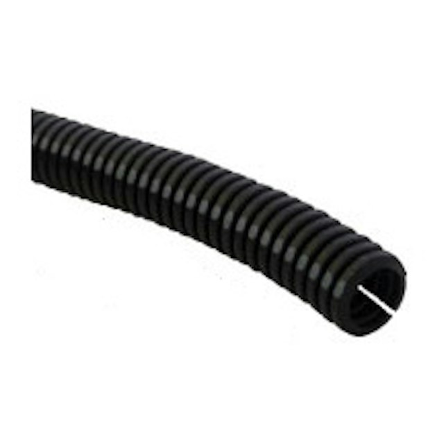 Split hose sleeve 1/2 inch black / ft