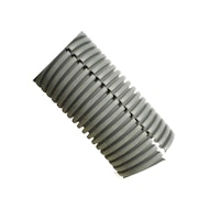Split hose sleeve 1/2" diameter gray / per ft