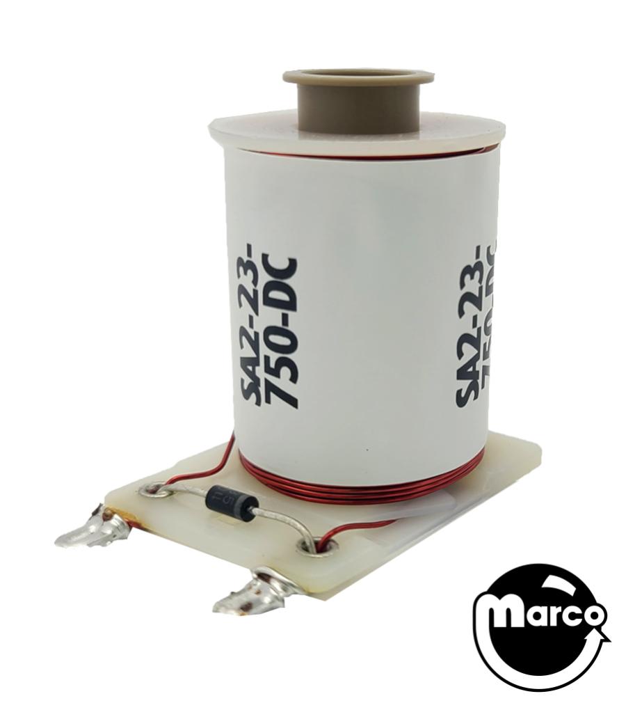 Coil - solenoid with diode