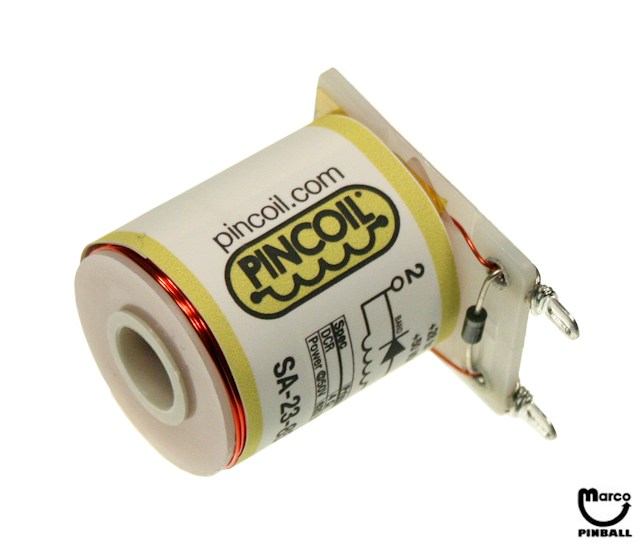 Coil - solenoid with diode