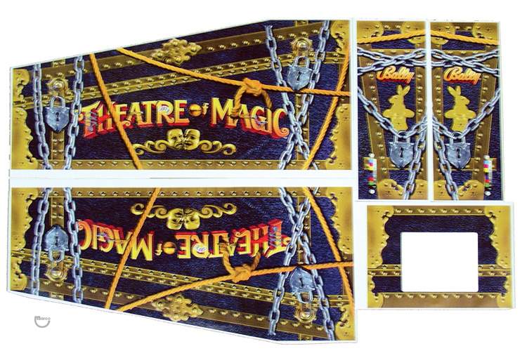 THEATRE OF MAGIC (Bally) Cabinet art