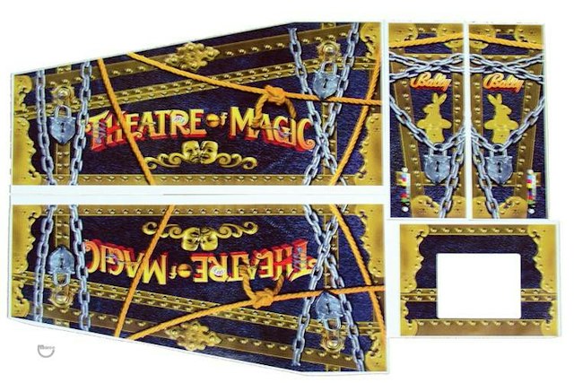 THEATRE OF MAGIC (Bally) Cabinet art