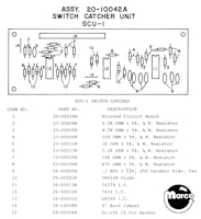 Game Plan Switch Catcher Unit board 20-10042A