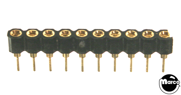SIP socket (single inline pin) 10-Pin