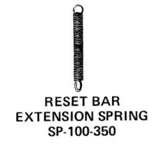 Spring - extension drop target reset bar