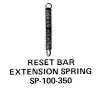 Spring - extension drop target reset bar