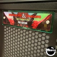 Stern Pinball Placard Backer - Green