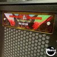 Stern Pinball Placard Backer - Orange