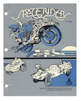 SPACE RIDERS (Atari) Manual