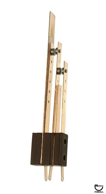 Leaf switch - flipper dual contact cabinet