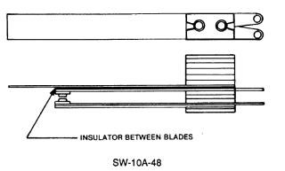 Leaf switch - flipper cabinet normally open
