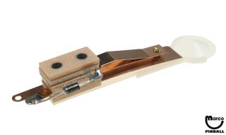 Leaf switch assembly jet bumper