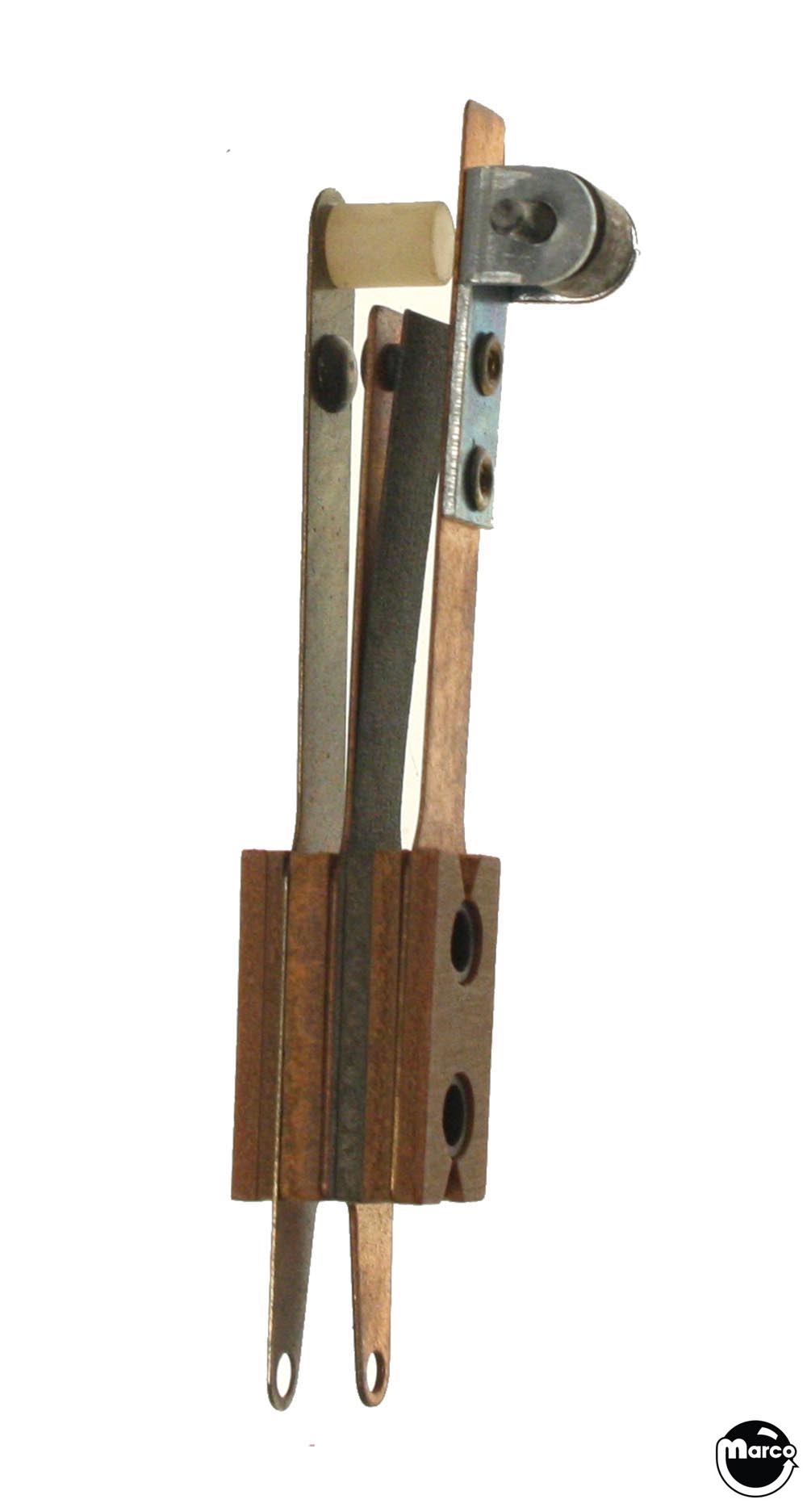 Leaf switch with roller