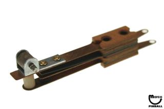 Leaf switch with roller