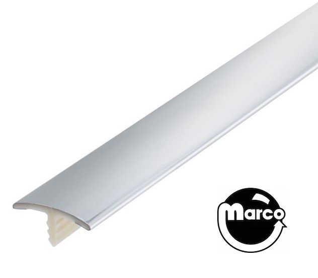 T-molding 3/4 inch chrome - per foot