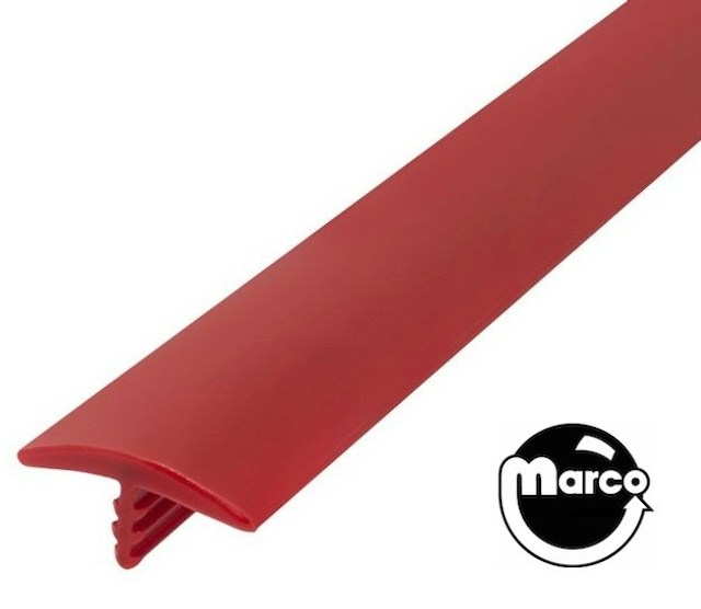 T-molding 3/4 inch red - per foot