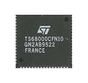IC - 68 pin PLCC 12.5 Mhz microprocessor 100-0044-00