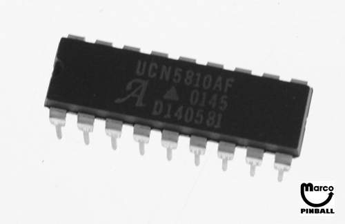 UCN5810A - IC - 18 pin DIP 10 bit serial driver - Marco