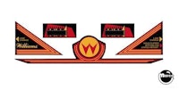 Williams System 11 Games apron decal set