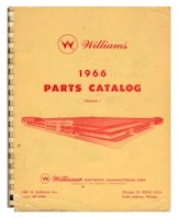 Williams 1966 Parts Catalog