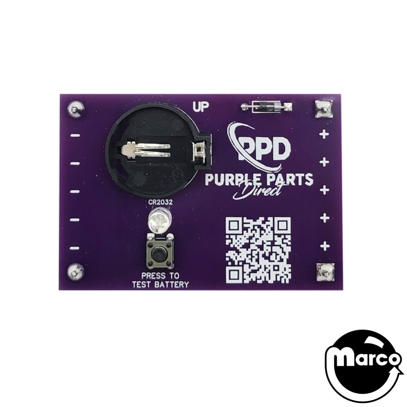 WMS-BUB-2 - Battery Upgrade Board - Williams - Marco Specialties