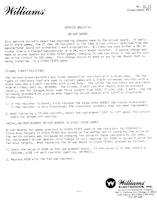 Williams Service Bulletins 1979
