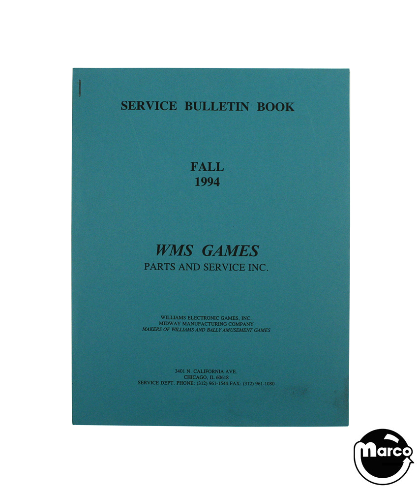 Williams Service Bulletins Fall 1994
