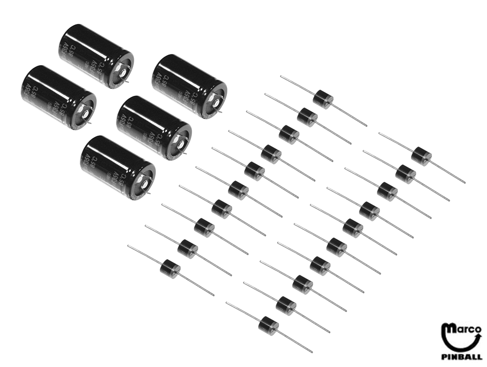 WPC-PDA20028 - WPC-95 Power Driver board rebuild kit - Marco