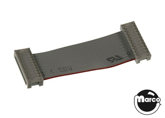 Header - 20 pin 2 conn. 3.5 inch ribbon 27936