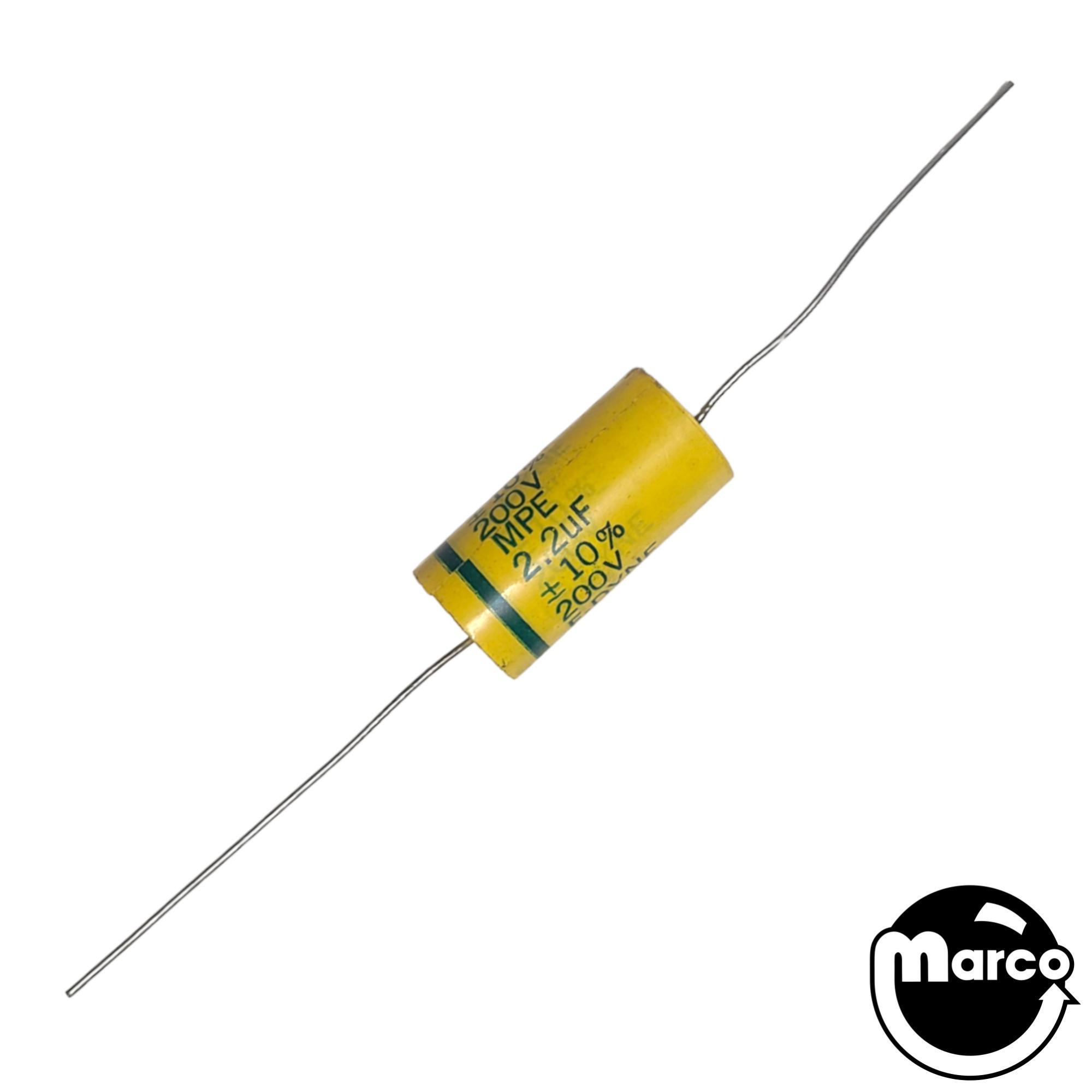 XO-995 - Capacitor - 2.2uf 200 v - Marco Specialties Pinball Parts
