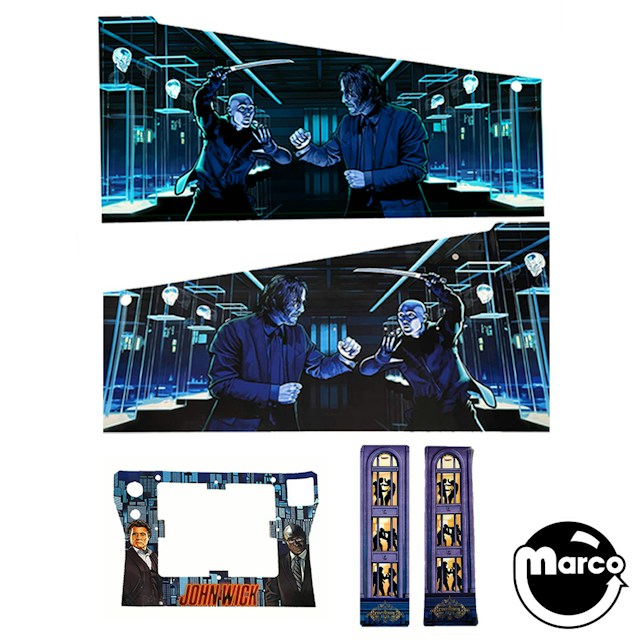 JOHN WICK PRO (Stern) Cabinet Decal Set