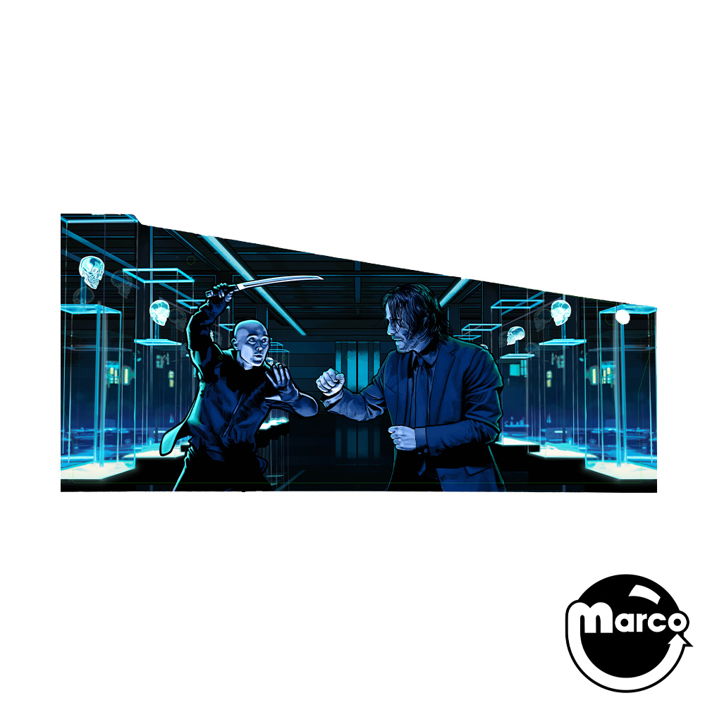 JOHN WICK PRO (STERN) Left Cabinet Decal