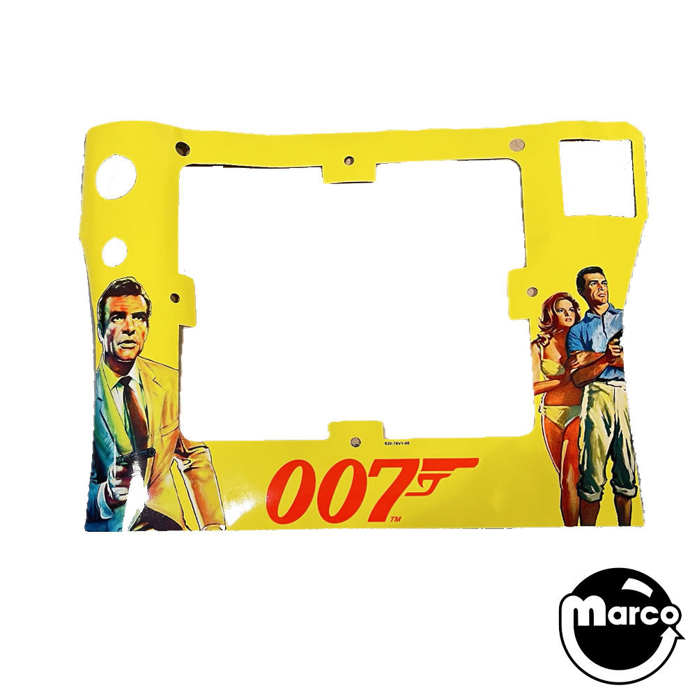 JAMES BOND 007 PRO (Stern) Front Cabinet Decal
