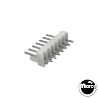 Connector 7 pin male .100 inch rail