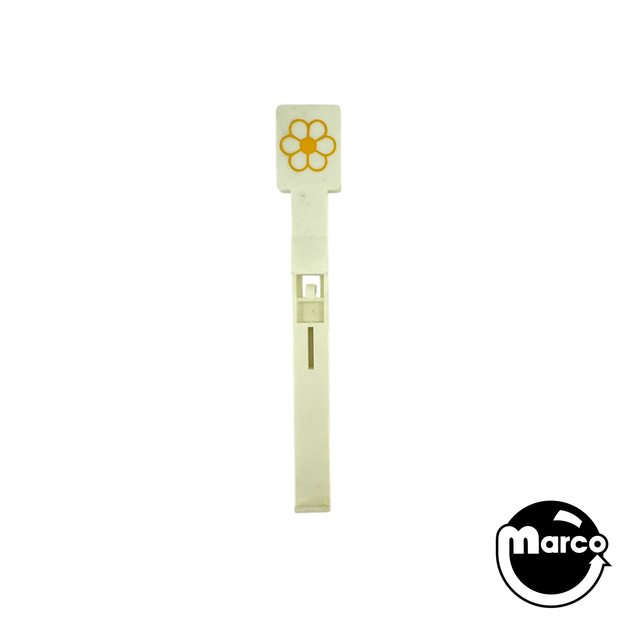 Drop target Gottlieb® white/yellow 'flower'