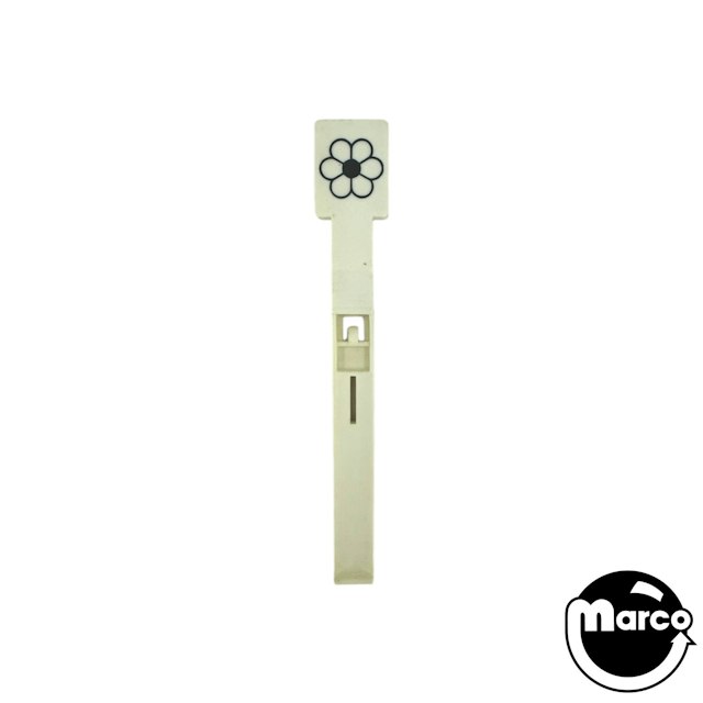 Drop target Gottlieb white/black 'flower'