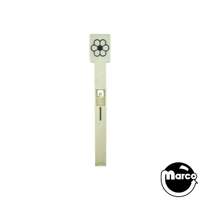 Drop target Gottlieb white/black 'flower'