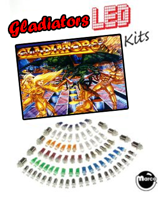 GLADIATORS (Gottlieb) LED kit