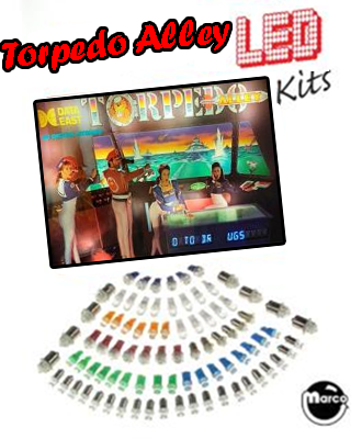 TORPEDO ALLEY (Data East) LED kit