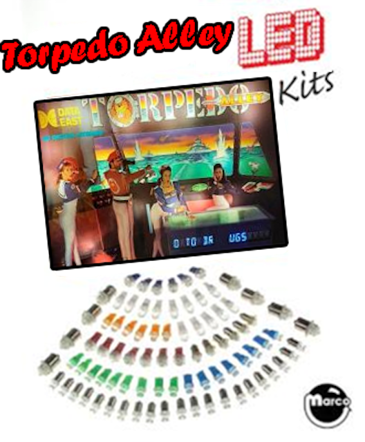 TORPEDO ALLEY (Data East) LED kit