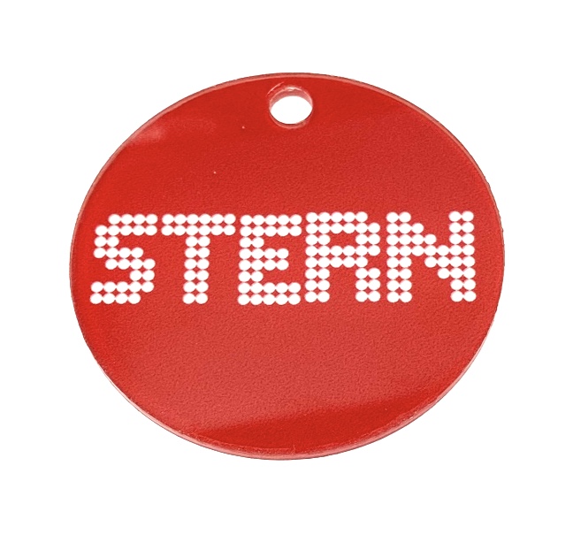 Key fob Stern SEI red