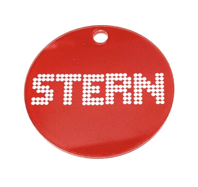 Key fob Stern SEI red