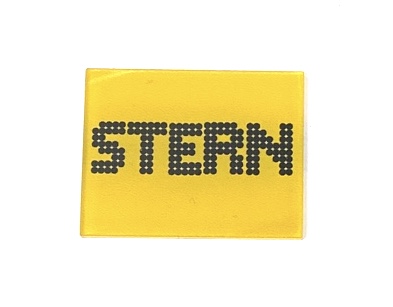 Price plate Stern SEI logo yellow