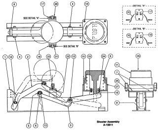 HOTSHOT BASKETBALL (MDY) Shooter bearing flange