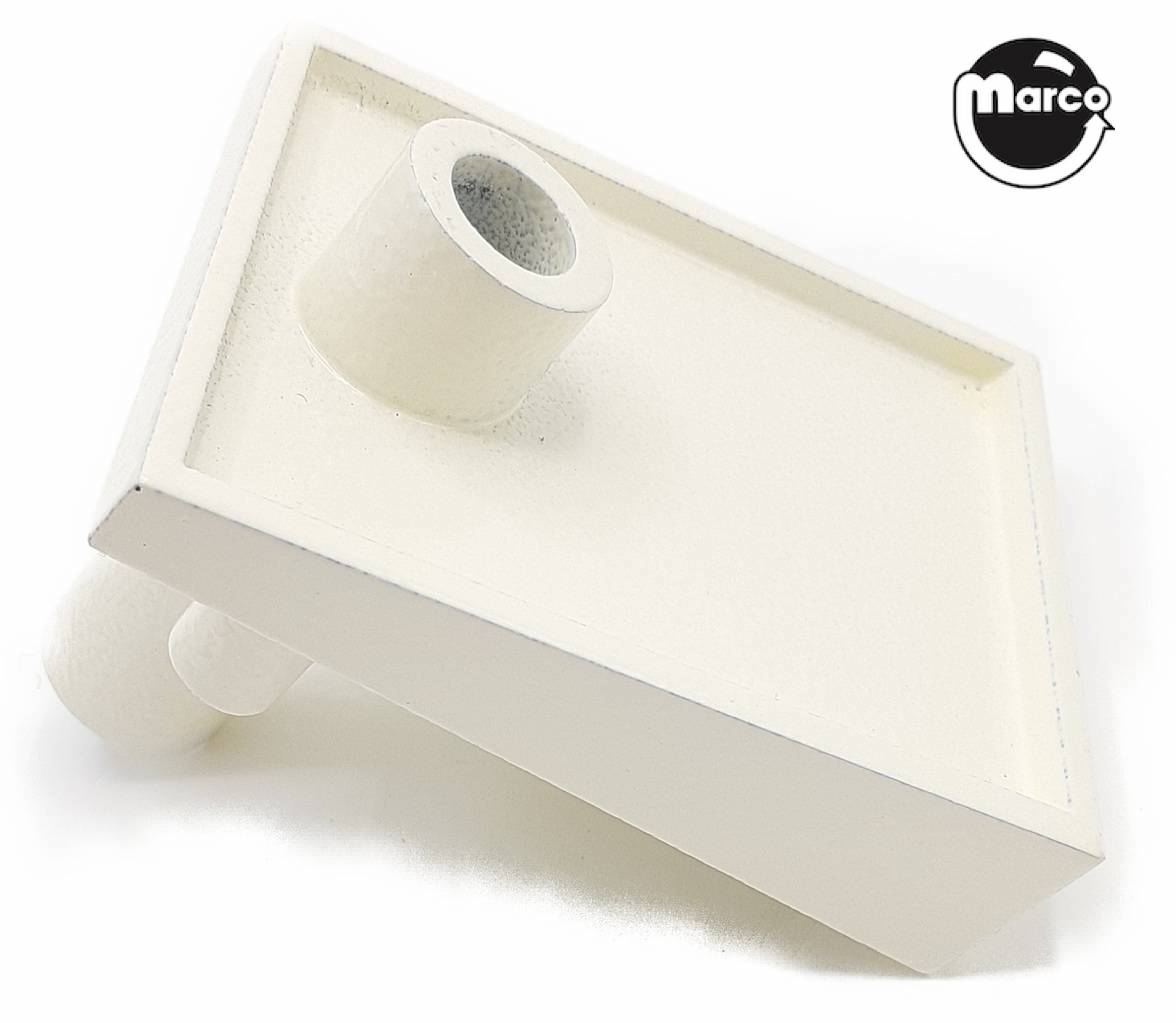 Ball shooter housing Williams white