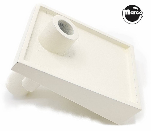 Ball shooter housing Williams white
