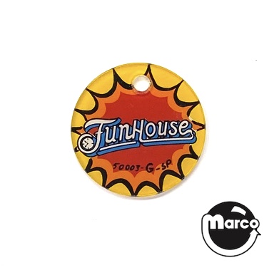 FUNHOUSE (Williams) Key fob logo 31-50003-G-SP
