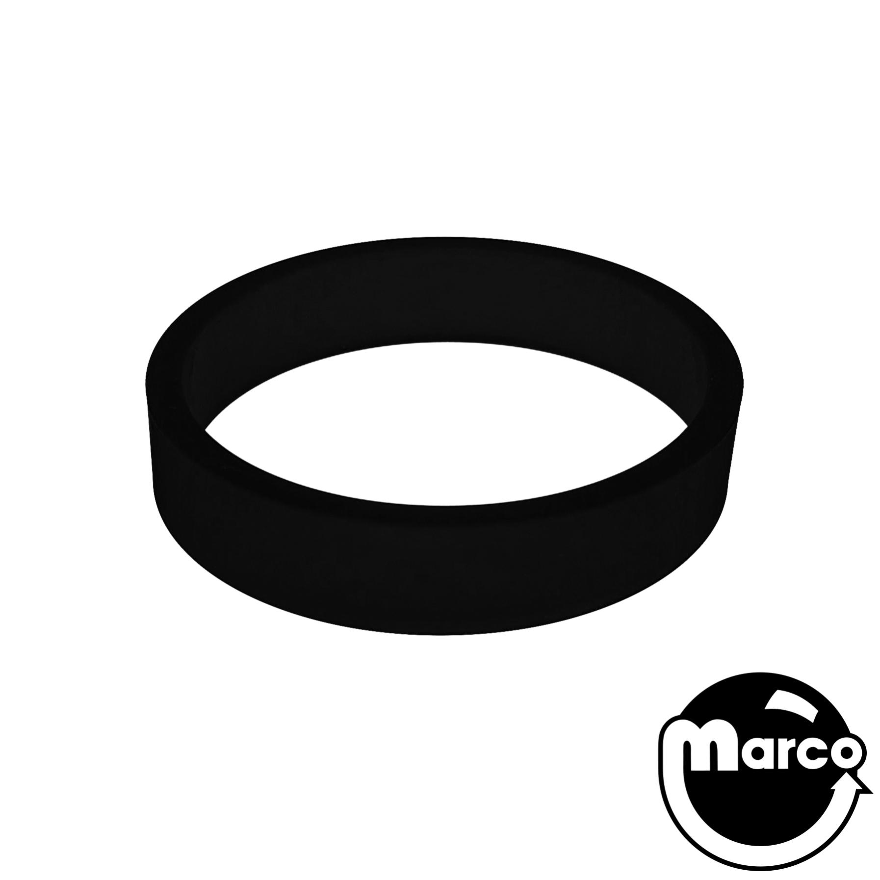 SB flipper narrow 0.375 in x 1.5 in ID ring, black